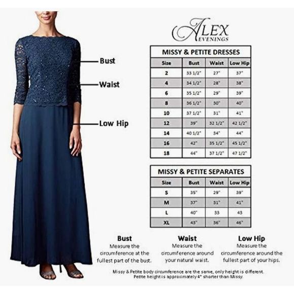 Alex Evenings Embellished Side Ruched Shift Dress Navy 8 - Picture 2 of 10